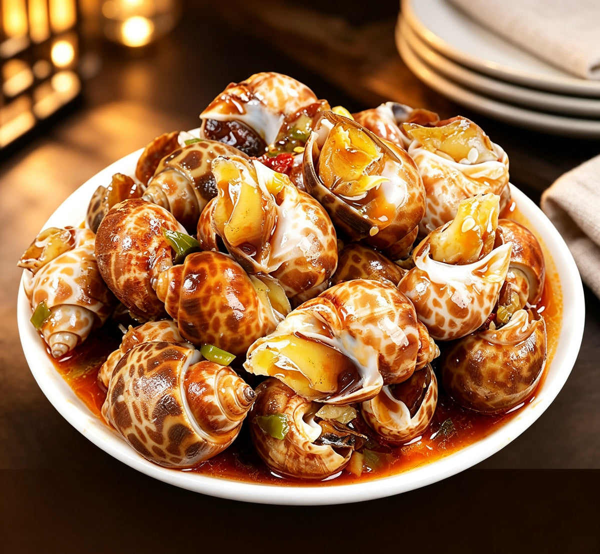 Marinated Sea Snails - Savoury Herb & Spice Glaze